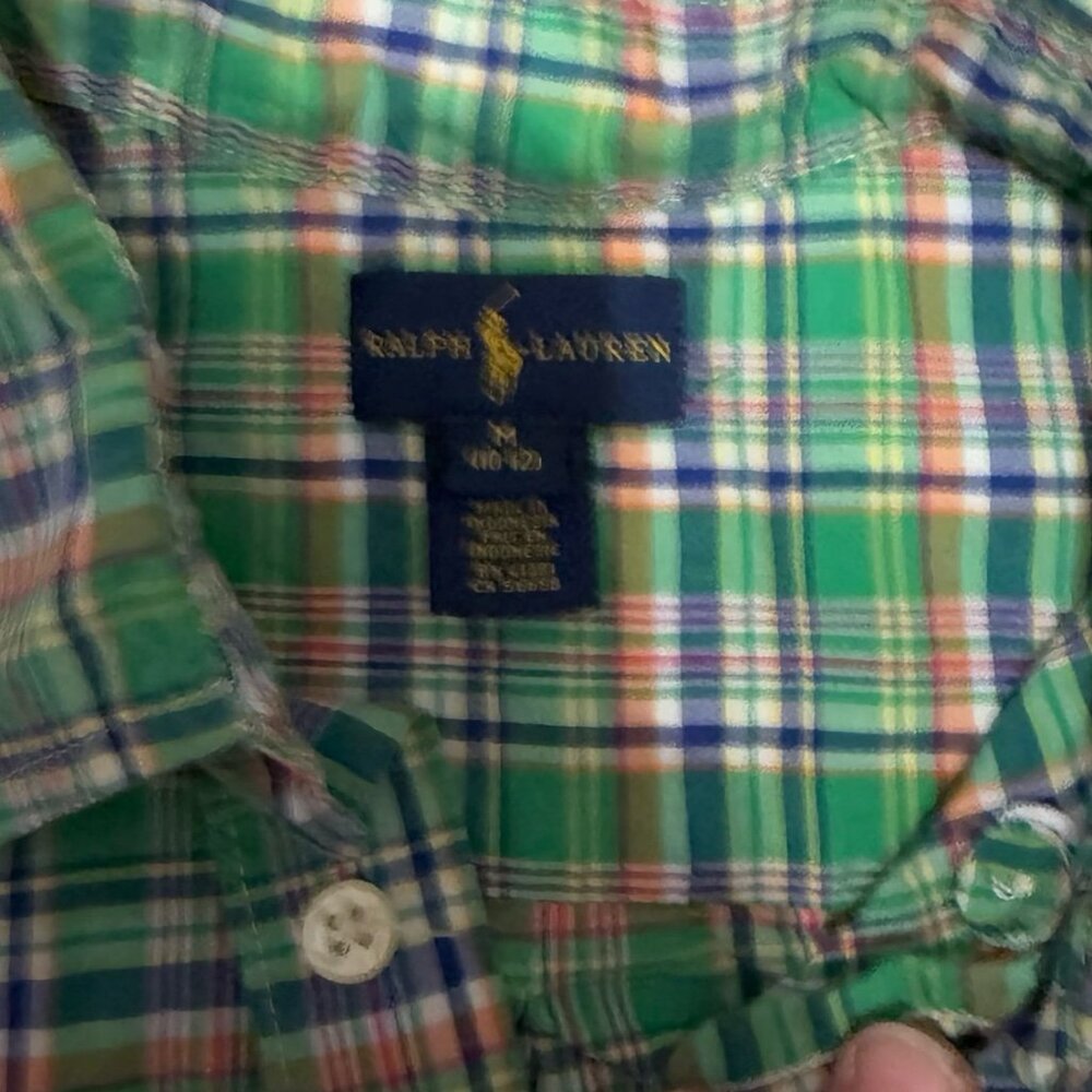 Ralph Lauren Boys Long Sleeve Cotton Shirt - Picture 2 of 3